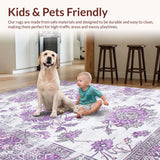 Elegant Pastel Geometric Arrangement(Purple)