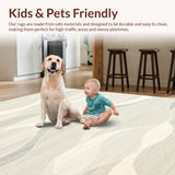 Elegant High Low Textured Motif(Beige)