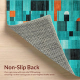 Chic Neutral Tone Geometry(Blue)