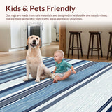 Fresh Modern Linear Wave Design(Blue)