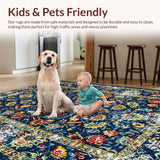 Chic Colorful Paisley Motif(Blue)