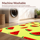 Ultra Soft Area Rug, Non Slip, Stain Resistant, Washable Area Rugs for Living Room, Bedroom, Whimsical Shaped Decorative Piece(Yellow)