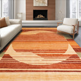 Ultra Soft Area Rug, Non Slip, Stain Resistant, Washable Area Rugs for Living Room, Bedroom, Warm Terracotta Earthy Aesthetic(Brown)