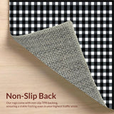 Elegant Monochrome Plaid Aesthetic(Black)