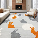Ultra Soft Area Rug, Non Slip, Stain Resistant, Washable Area Rugs for Living Room, Bedroom, Delightful Cozy Farmhouse Vibe(Gray)
