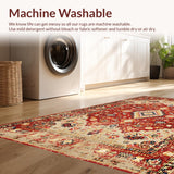 Distressed Abstract Colorful Design(Red)