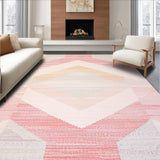 Ultra Soft Area Rug, Non Slip, Stain Resistant, Washable Area Rugs for Living Room, Bedroom, Charming Furry Decor Statement(Pink)