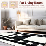 Charming Reversible Rustic Plaid Arrangement(Black)