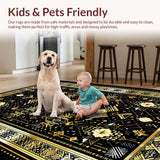 Elegant Minimalist Tiled Arrangement(Black)