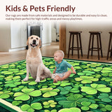Lively Green Playful Motif(Green)
