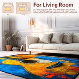 Chic Abstract Guitar Silhouette(Blue)