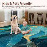 Elegant Transitional Patterned Accent(Blue)