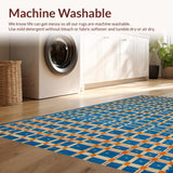 Vivid Checkered Color Splash(Blue)