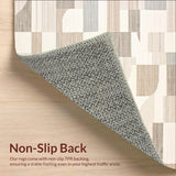 Kitchen Runner Abstract Beige(Beige)