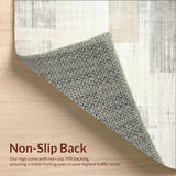 Rustic Modern Shaped Pet Friendly Abstract Beige Cream(Beige)