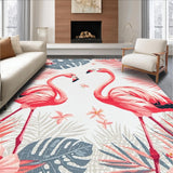 Playful Flamingo and Leaf Fusion(Pink)