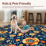 Ornate Floral Geometric Fusion(Blue)