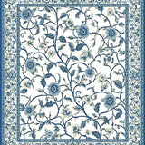 Ultra Soft Area Rug, Non Slip, Stain Resistant, Washable Area Rugs for Living Room, Bedroom, Rustic Hand-Painted Nature Scene(White)