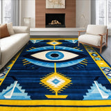 Modern Abstract Colorful Protection Symbol(Blue)