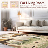 Cozy Farmhouse Inspired Mushroom Motif(Beige)