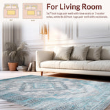 Artful Low Pile Gray Vintage Charm(Gray)