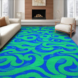 Lively Multi Hued Fluid Aesthetic(Blue)