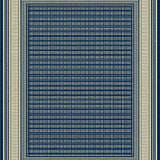 Contemporary Beige Ogee Composition(Blue)