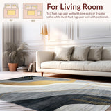 Sophisticated Abstract Gold Accents(Gray)