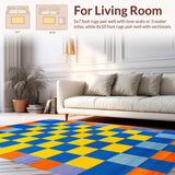 Chic Rainbow Trellis Composition(Blue)