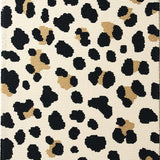 Ultra Soft Area Rug, Non Slip, Stain Resistant, Washable Area Rugs for Living Room, Bedroom, Wildlife Inspired Black Bedroom Plush Rug(Beige)