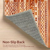 Ultra Soft Area Rug, Non Slip, Stain Resistant, Washable Area Rugs for Living Room, Bedroom, Trendy Soft Shag Surface(Brown)