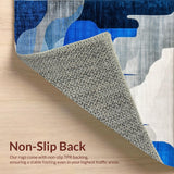 Artistic Contemporary Wildlife Theme(Blue)