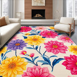 Lively Abstract Botanical Display(White)