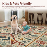 Bohemian Area Tribal Inspired(Beige)