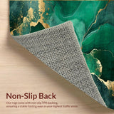 Artful Emerald Swirl Design Element(Green)