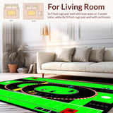 Lively Traffic Themed Play Surface(Green)