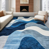Trendy Coastal Wave Inspired Design(Blue)