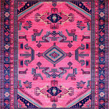 Ultra Soft Area Rug, Non Slip, Stain Resistant, Washable Area Rugs for Living Room, Bedroom, Rustic Pink Cowgirl Aesthetic(Pink)