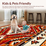Vibrant Colorful Patterned Motif(Red)