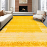 Ultra Soft Area Rug, Non Slip, Stain Resistant, Washable Area Rugs for Living Room, Bedroom, Lively Crisp Urban Ambiance(Yellow)