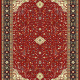 Ultra Soft Area Rug, Non Slip, Stain Resistant, Washable Area Rugs for Living Room, Bedroom, Beige & Brown Area for Beach(Red)