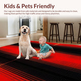 Contemporary Dynamic Lava Flow Art(Red)