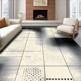 Ultra Soft Area Rug, Non Slip, Stain Resistant, Washable Area Rugs for Living Room, Bedroom, Eclectic Bold Animal Design(Beige)