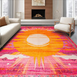 Colorful Retro Geometric Charm(Pink)