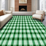 Chic Earthy Checkered Textures(Green)