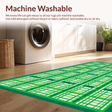 Lively Geometric Green Tiled Artistry(Green)
