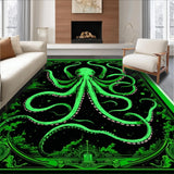 Creepy Green Octopus Inspired Design(Green)