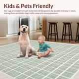 Ivory Minimalist Tiled Motif(Beige)