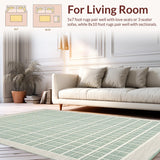 Ivory Minimalist Tiled Motif(Beige)