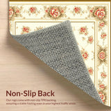 Delicate Cream Petal Motif(Beige)